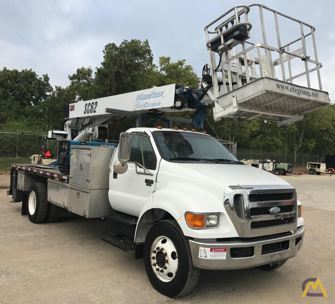 62' Manitex SC62 Sign Crane on Ford F-750 1