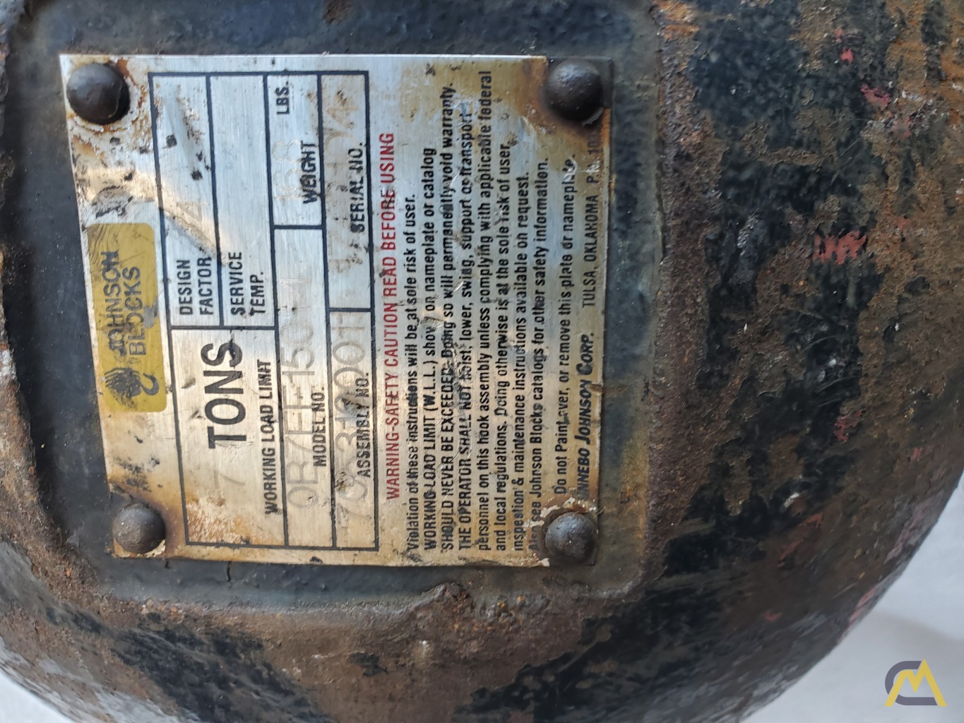 Johnson 7-Ton Ball  1