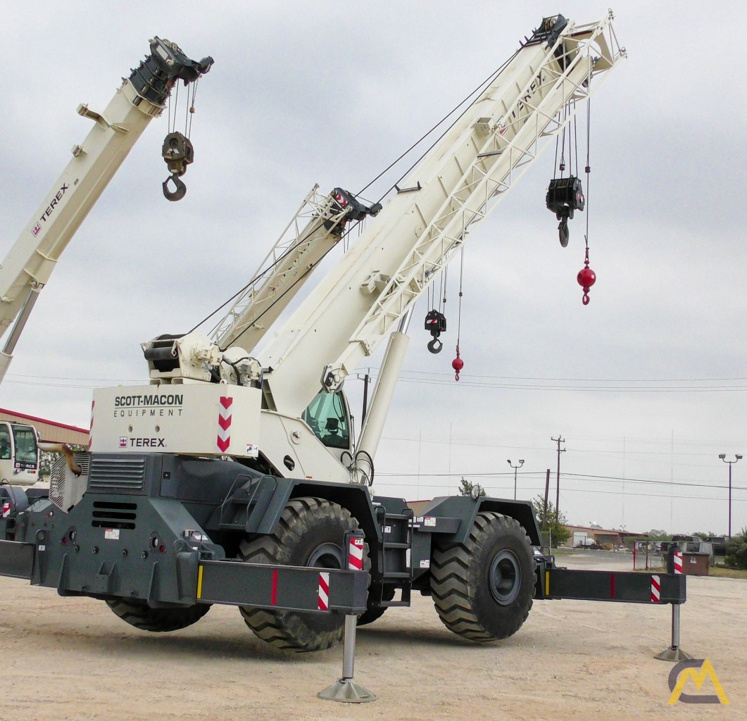 Terex RT 670 70-Ton Rough Terrain Crane For Sale or Rent Hoists ...