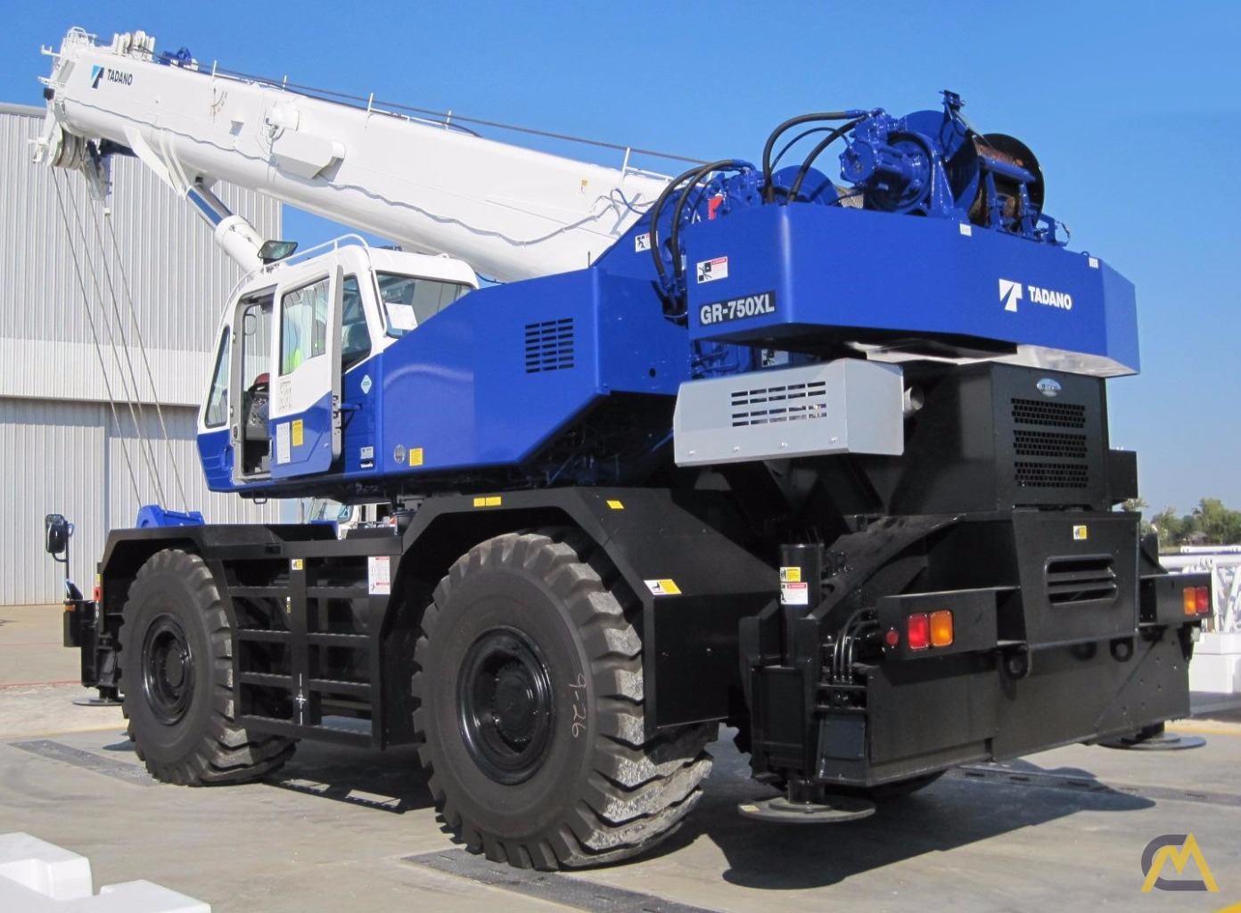 75t Tadano GR750XL-2 Rough Terrain Crane SOLD Hoists