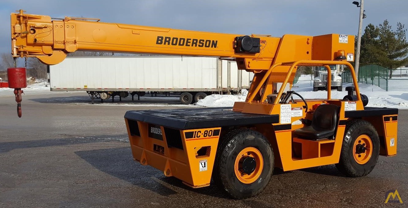 8.5t Broderson IC-80-3G Carry Deck Crane 0
