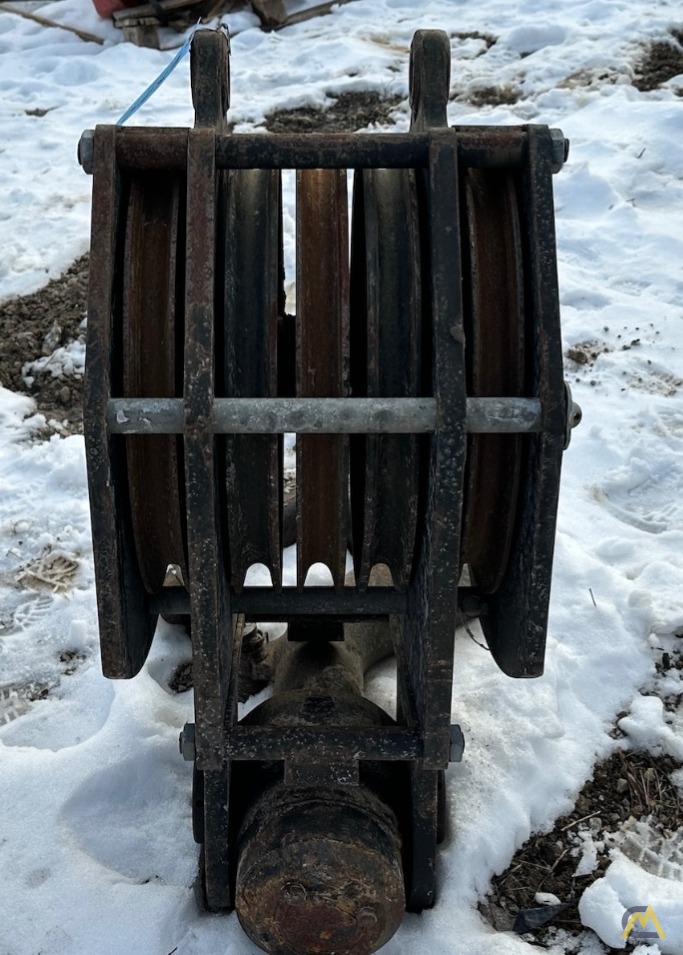 80-ton 5 sheave 9/16th Wire Rope Johnson Load Block 4