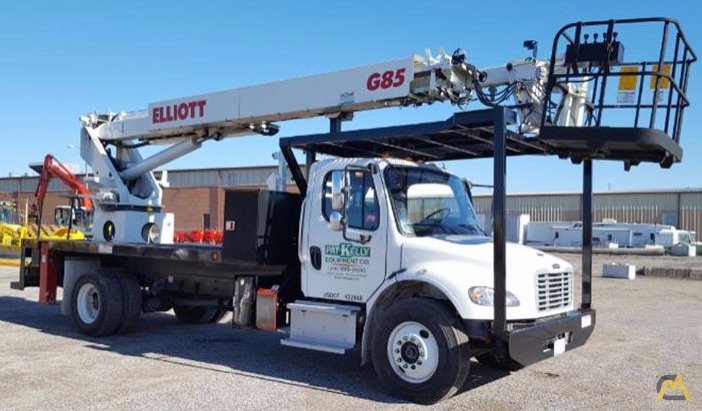 Elliott G85R 85' Telescopic Boom Bucket Truck on Freightliner M2 106 3