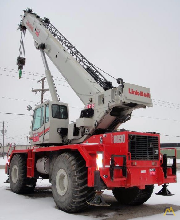 90t Link-Belt RTC-8090 Series II Rough Terrain Crane For Sale 1