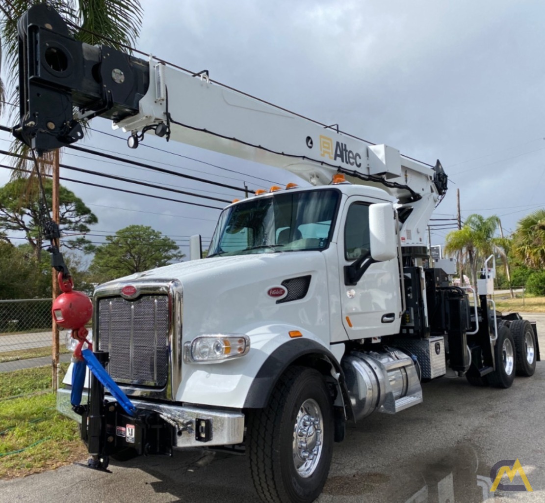 Altec AC30-53T Tractor Mount Boom Truck Crane on Peterbilt 567 3