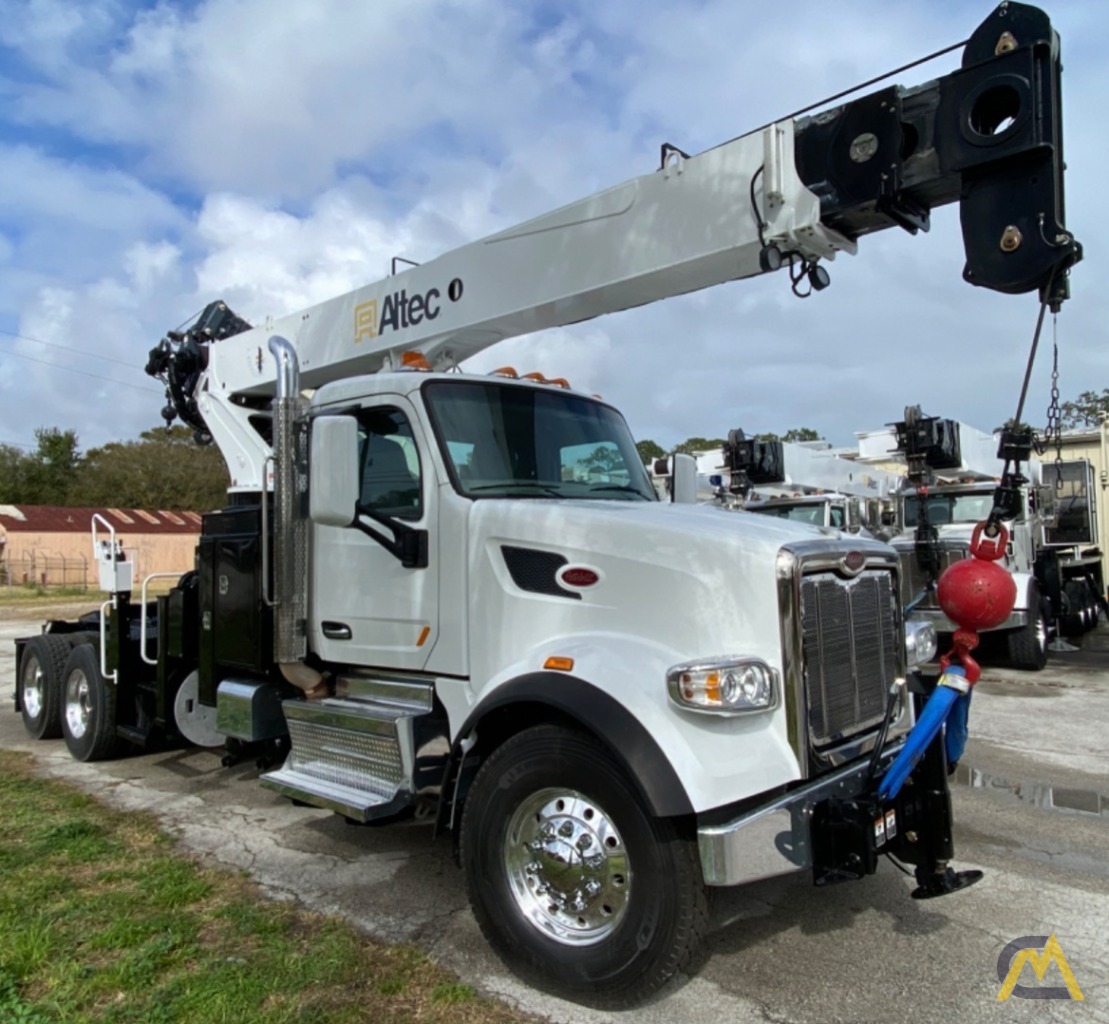 Altec AC30-53T Tractor Mount Boom Truck Crane on Peterbilt 567 15
