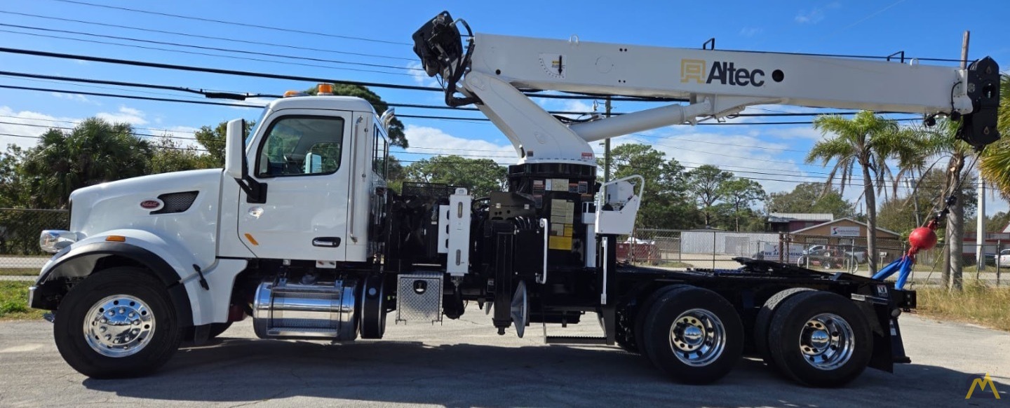 Altec AC30-53T Tractor Mount Boom Truck Crane on Peterbilt 567 4