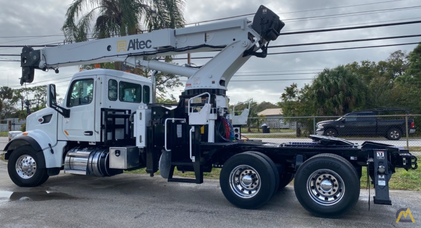 Altec AC30-53T Tractor Mount Boom Truck Crane on Peterbilt 567 5