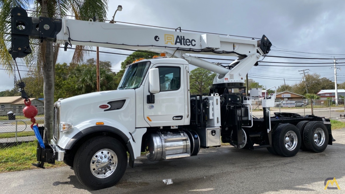 Altec AC30-53T Tractor Mount Boom Truck Crane on Peterbilt 567 0