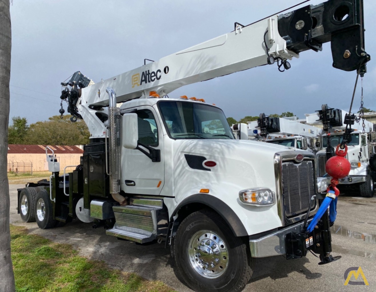 Altec AC30-53T Tractor Mount Boom Truck Crane on Peterbilt 567 8