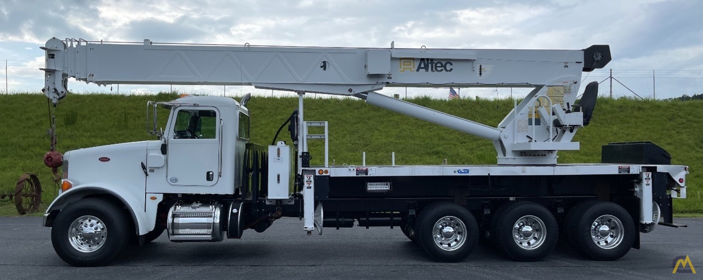 Altec AC38-127S 38-ton Boom Truck Crane on Low Miles & Hours Peterbilt 367 5