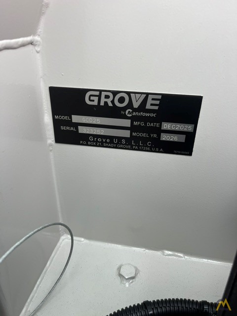 ***Available Immediately*** New 2026 Grove GCD25 25 Ton Carry Deck 3