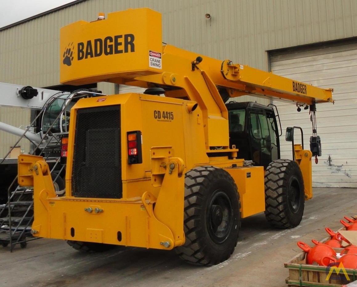 Badger CD4415 15-ton Down Cab Rough Terrain Crane 1