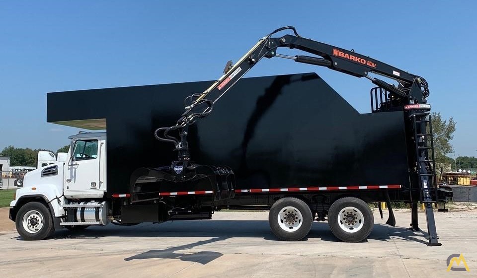 Barko 80XLE Grapple Loader Crane on Western Star 4700SF For Sale Hoists & Material Handlers