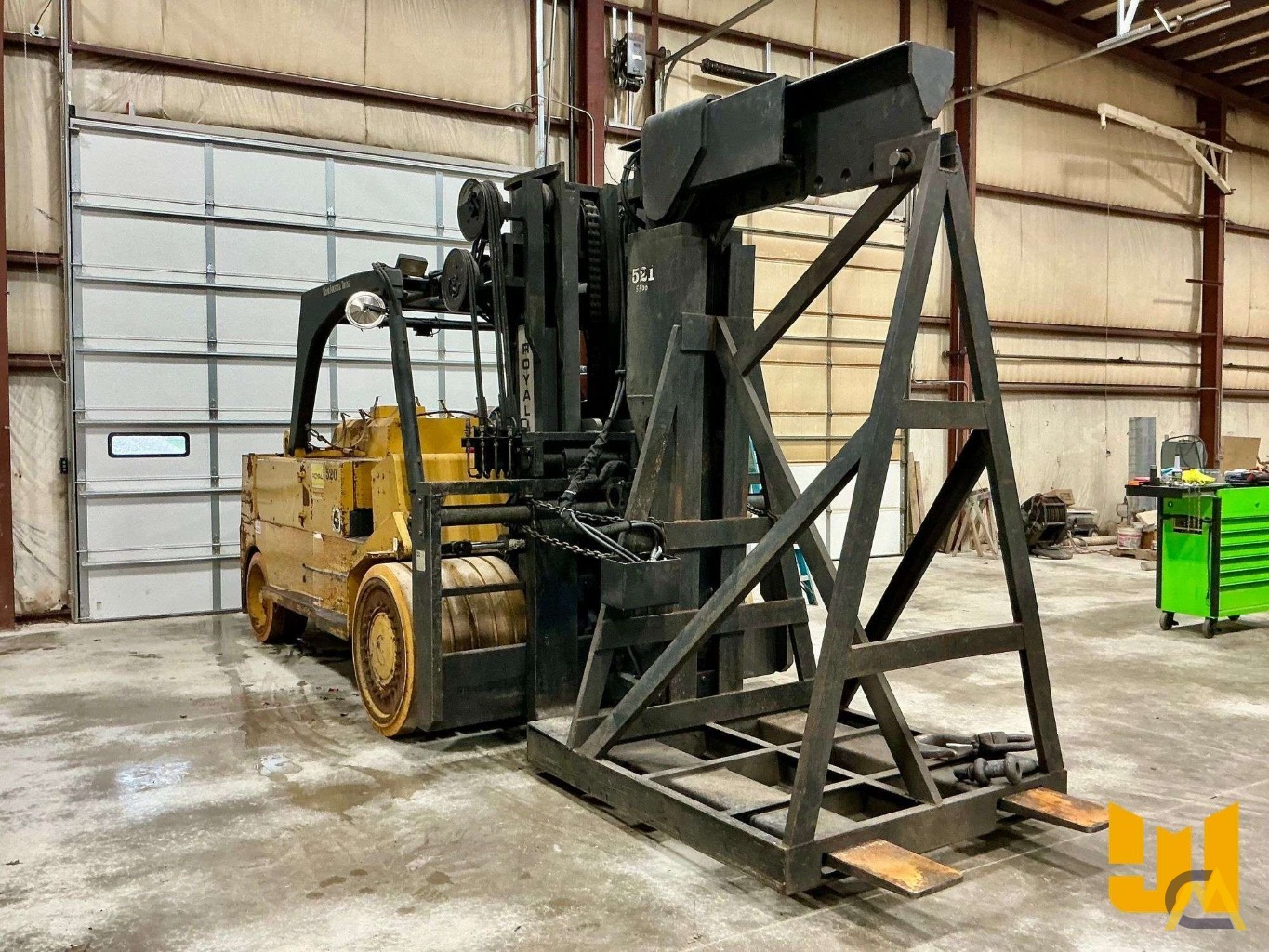 Bid on a Royal Rig-N-Lift T500C Extendable Counterweight Lift Truck Forklift 0