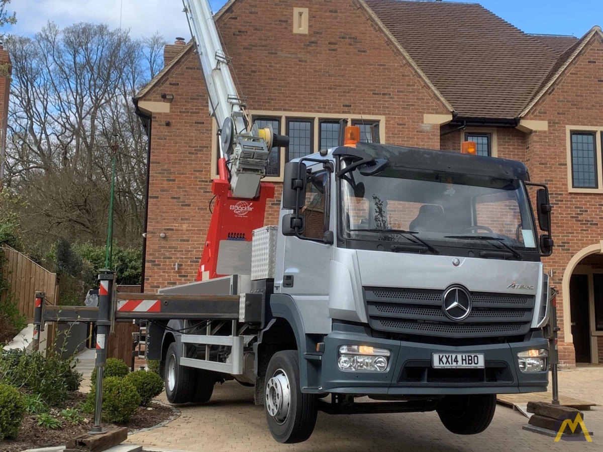 Bocker AK 36/4000 Telescopic Boom Truck Crane on Mercedes Atego 1218 0