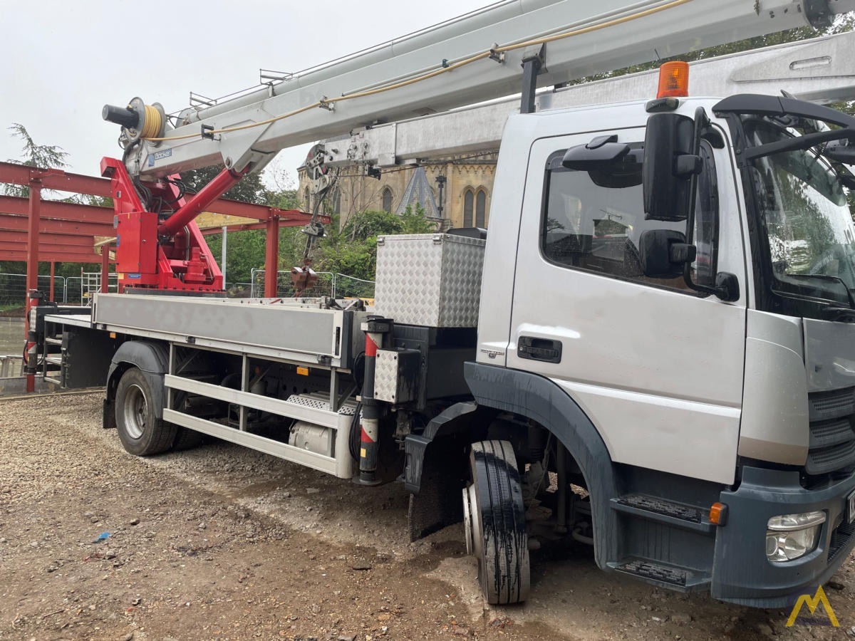 Bocker AK 36/4000 Telescopic Boom Truck Crane on Mercedes Atego 1218 3