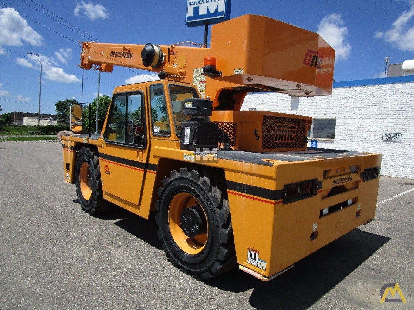 Broderson IC-200-2H 15-ton Industrial Carry Deck Crane 1