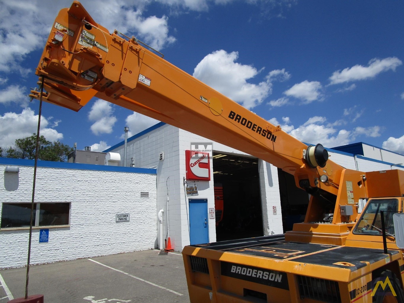 Broderson IC-200-2H 15-ton Industrial Carry Deck Crane 14