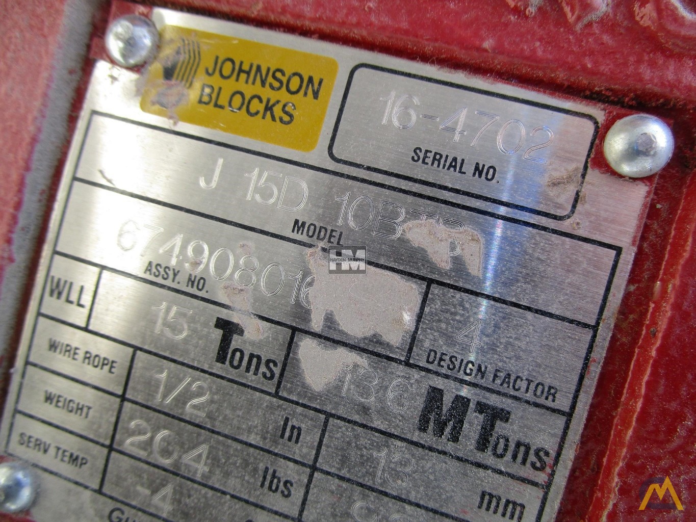 Broderson IC-200-2H 15-ton Industrial Carry Deck Crane 11