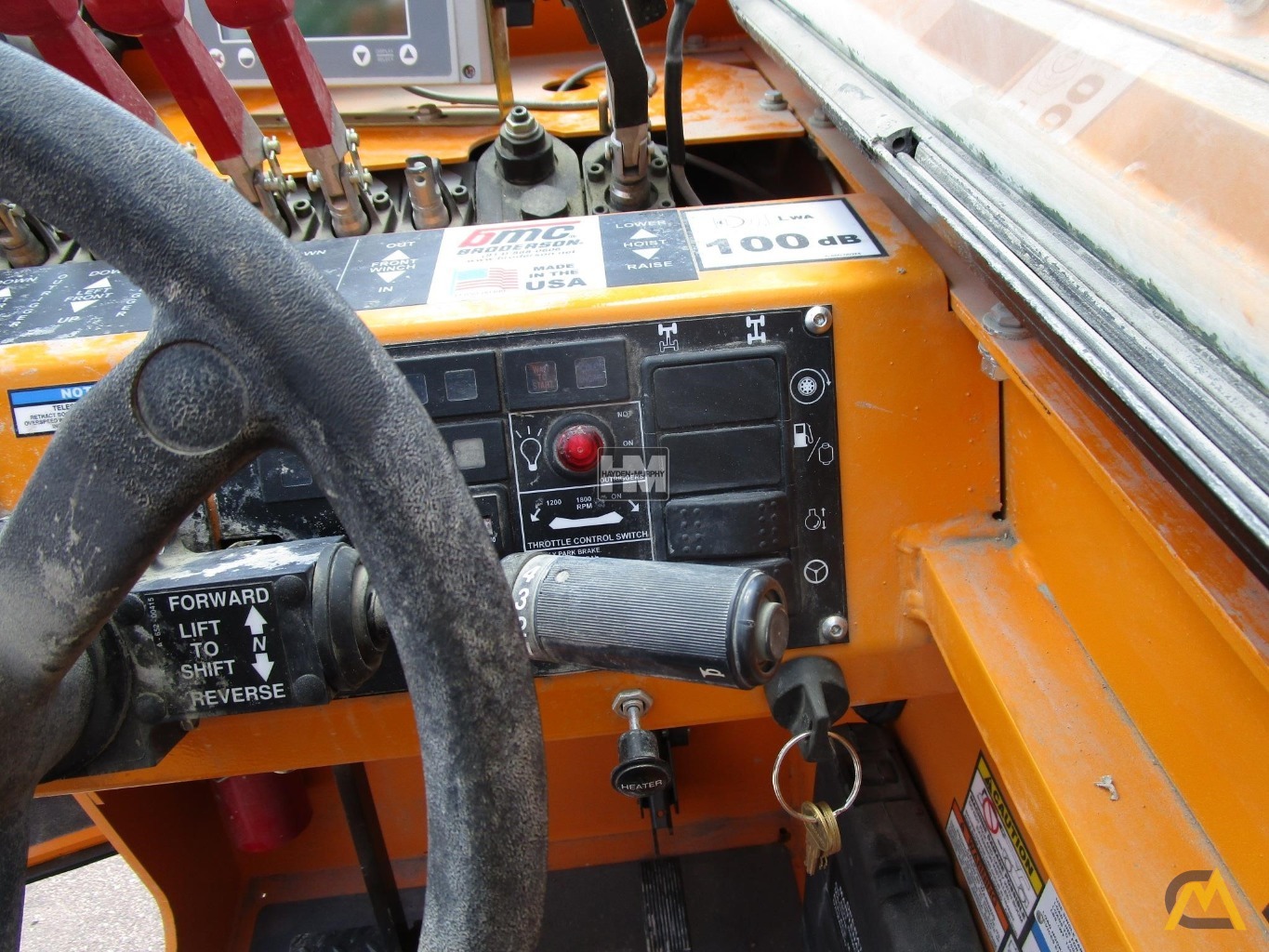 Broderson IC-200-2H 15-ton Industrial Carry Deck Crane 22