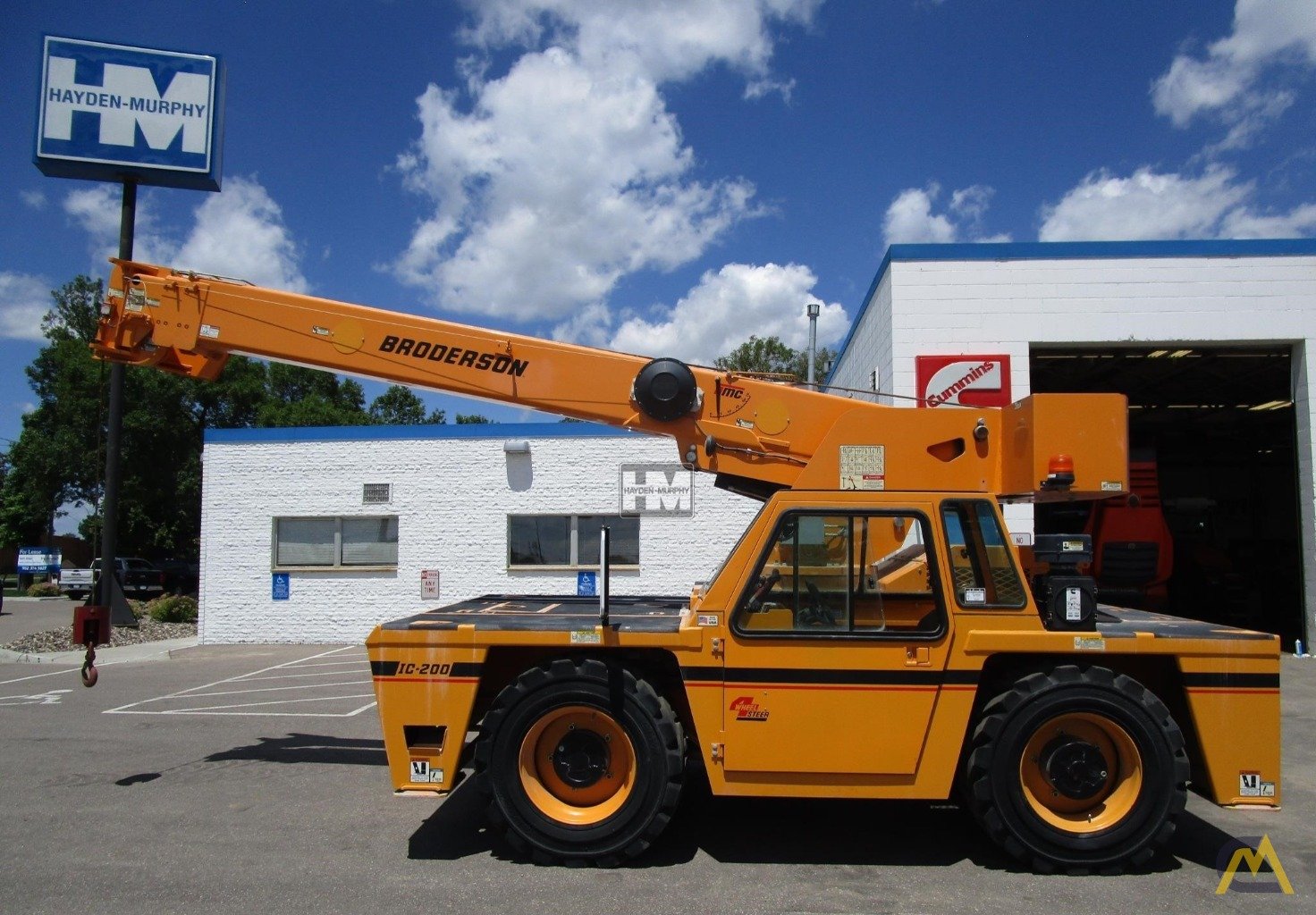 Broderson IC-200-2H 15-ton Industrial Carry Deck Crane 0