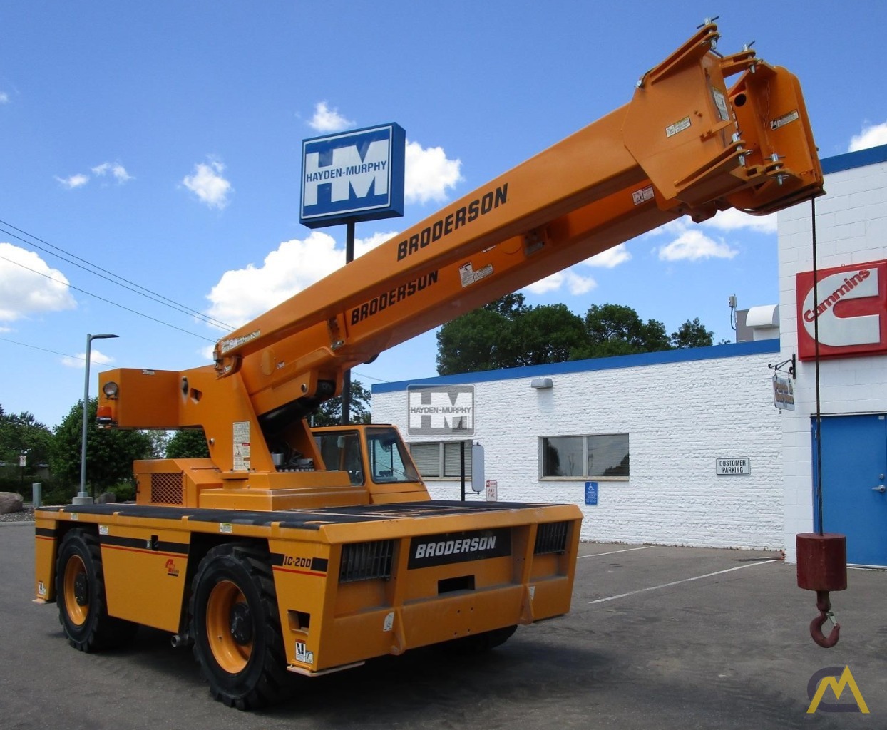 Broderson IC-200-2H 15-ton Industrial Carry Deck Crane 2