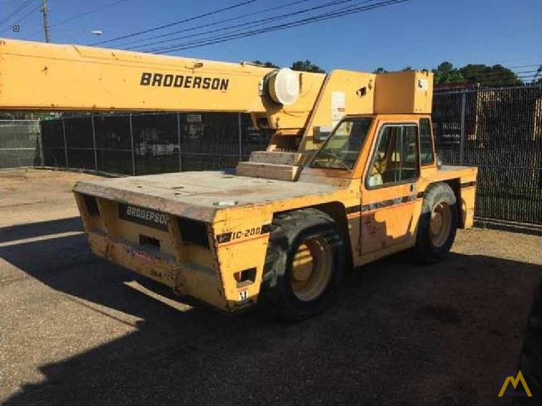 Broderson IC-200-3F 15-Ton Carry Deck Industrial Cranes  3