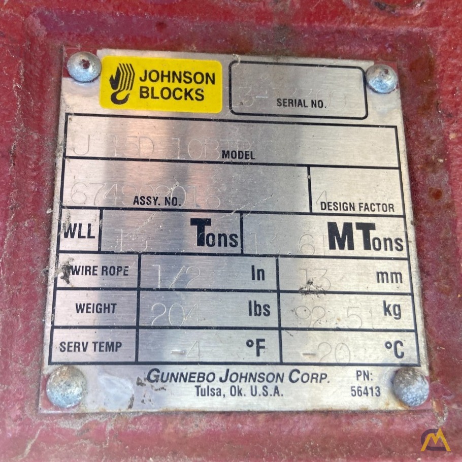 Broderson IC-200-3H 15-ton Carry Deck Industrial Crane Low Hours 29