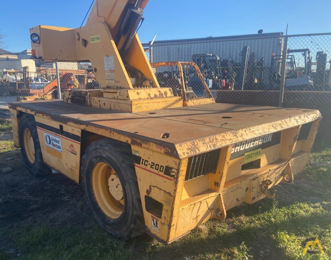 Broderson IC-200-3H 15-ton Carry Deck Industrial Crane Low Hours 0