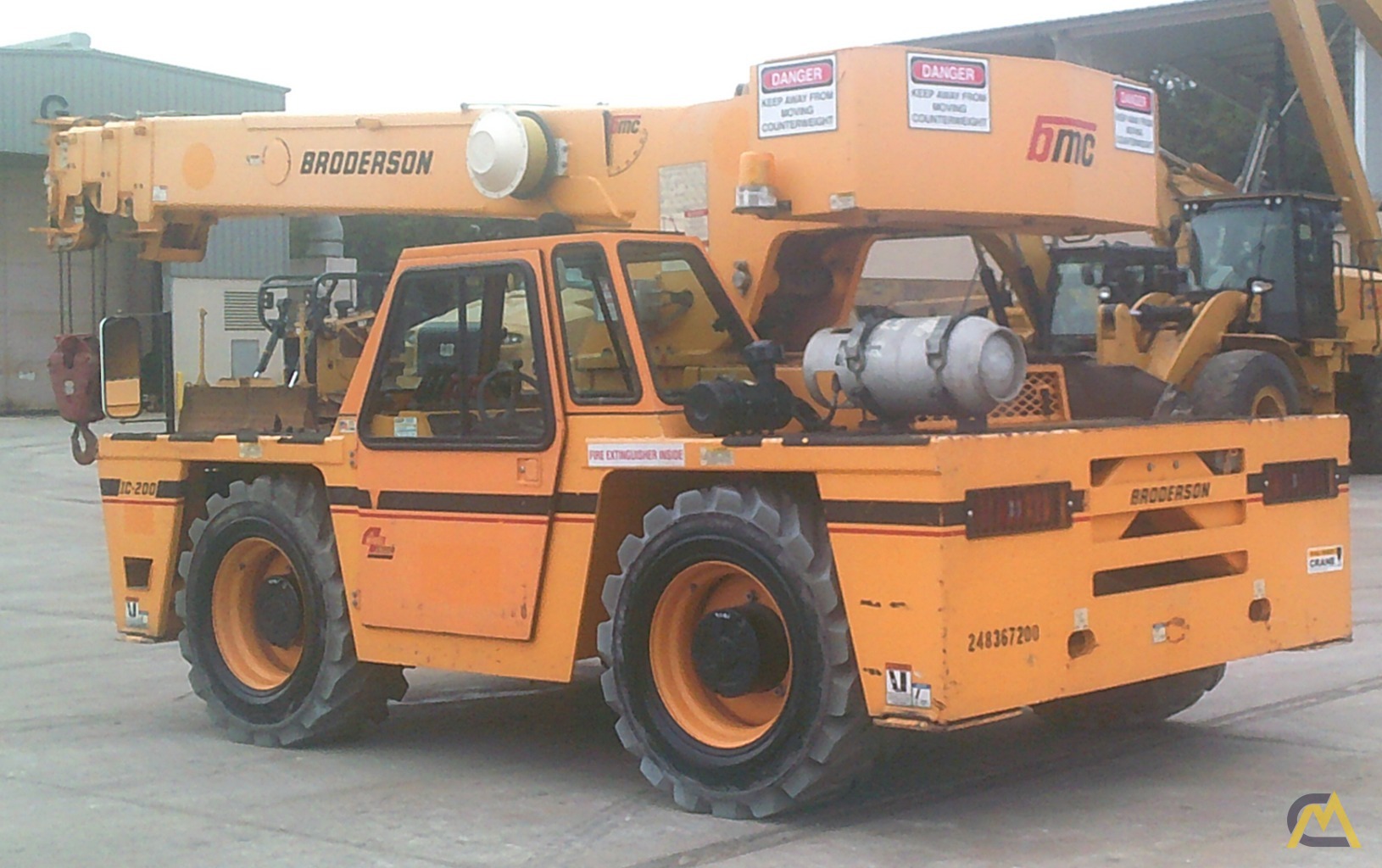 Broderson IC-200-3H 15-Ton Industrial Carry Deck Crane 0