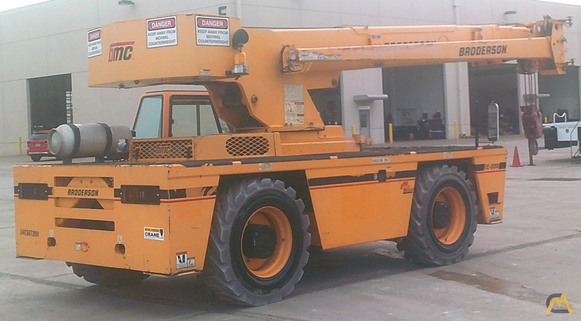 Broderson IC-200-3H 15-Ton Industrial Carry Deck Crane 1
