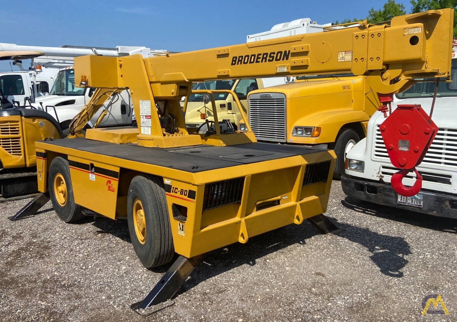 Broderson IC-80-3G 9-Ton Carry Deck Industrial Crane 0