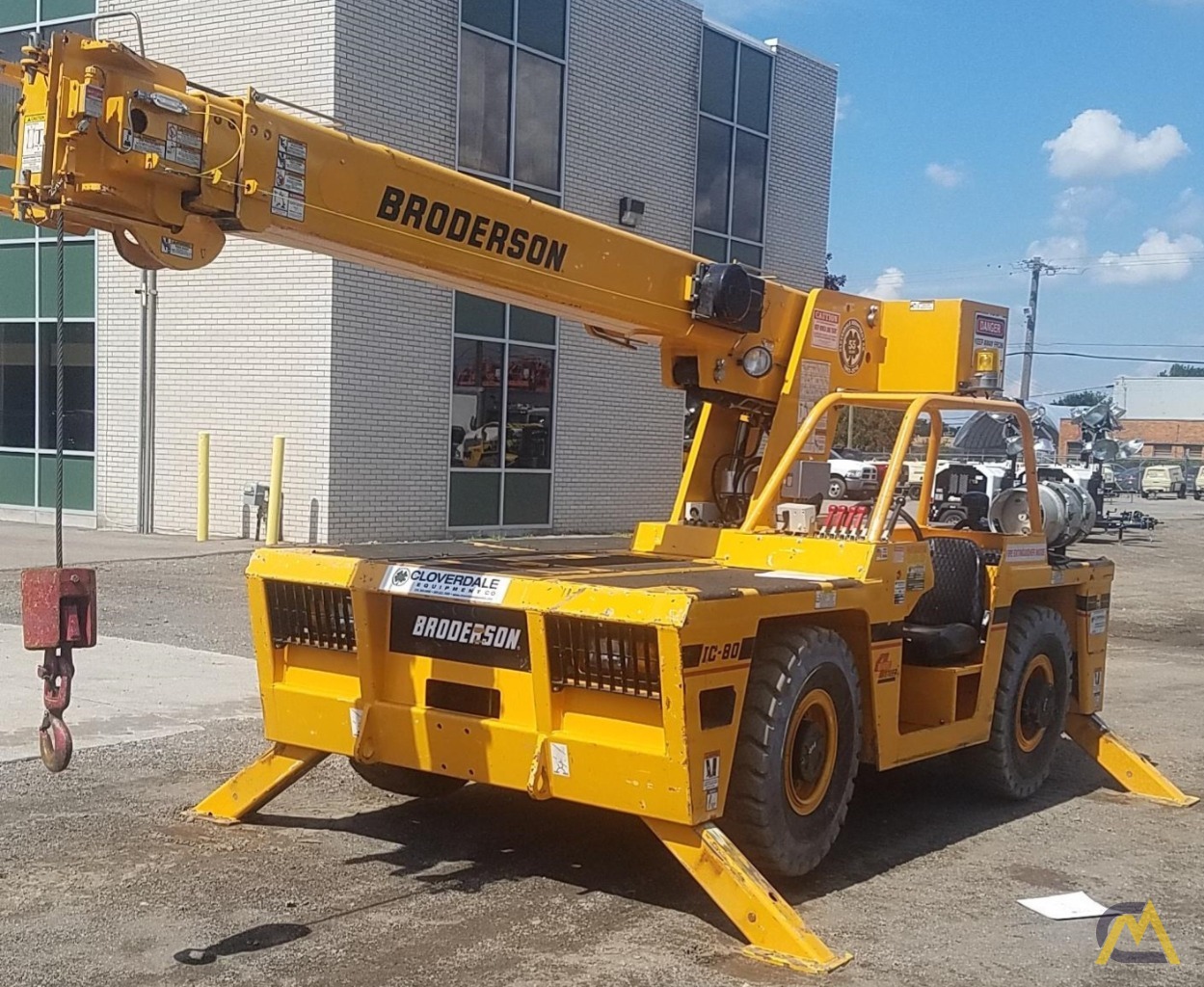 Broderson IC-80-3J 9-Ton Industrial Carry Deck Crane 1
