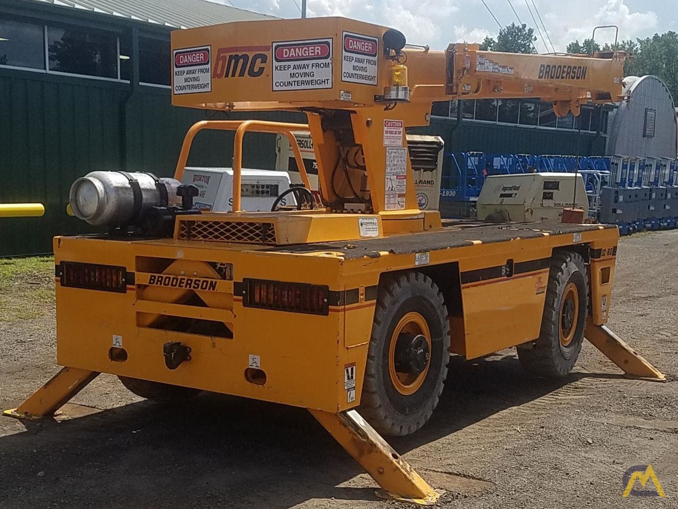 Broderson IC-80-3J 9-Ton Industrial Carry Deck Crane 0