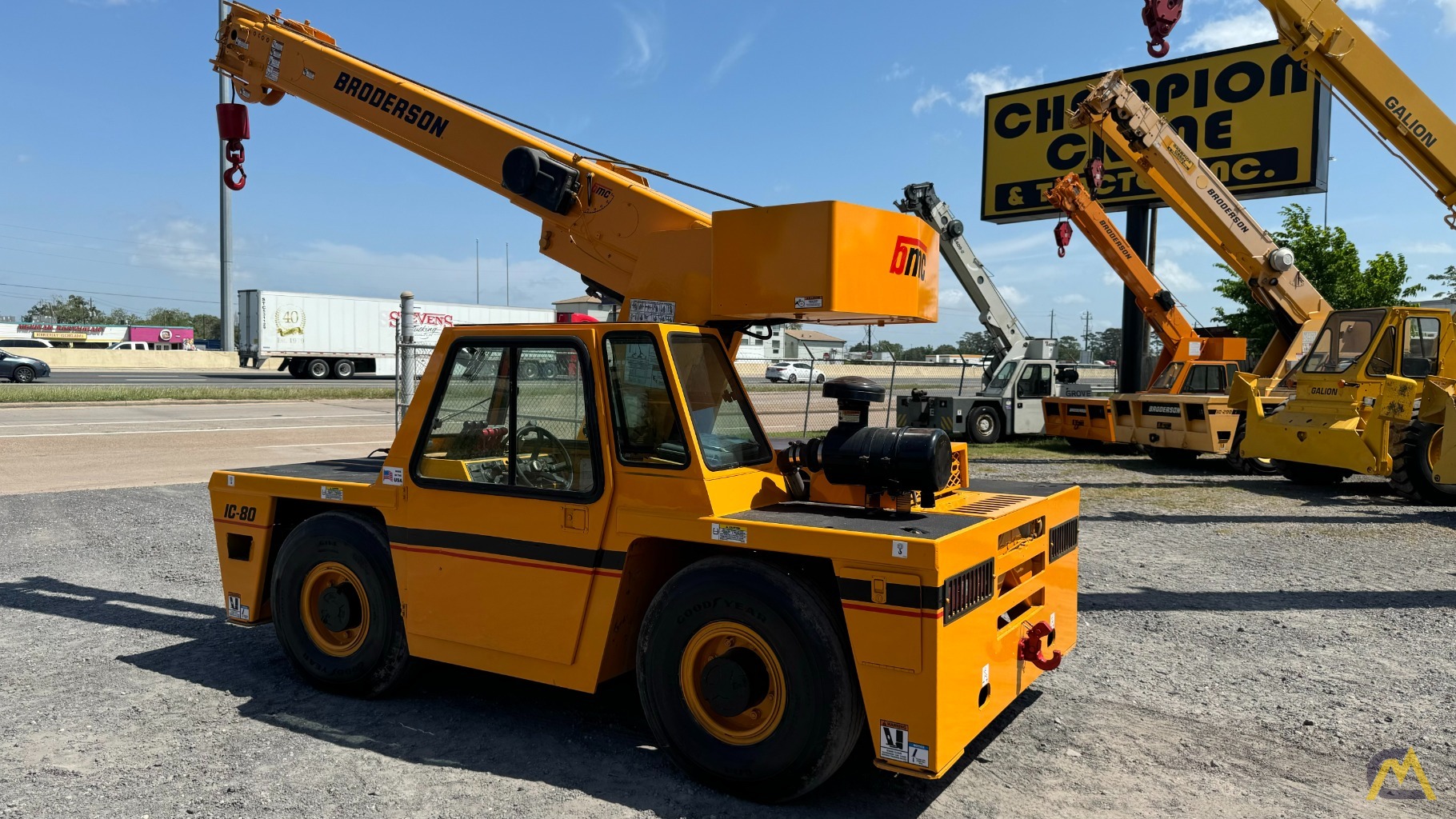 Broderson IC-80-3J Industrial Carry Deck Crane 0