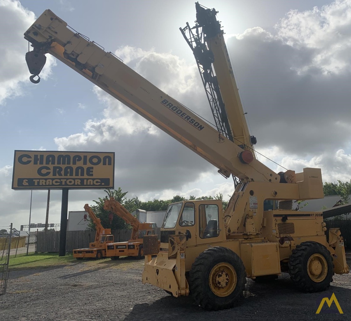 Broderson RT-300-2C 15-Ton Down Cab Rough Terrain Crane 1