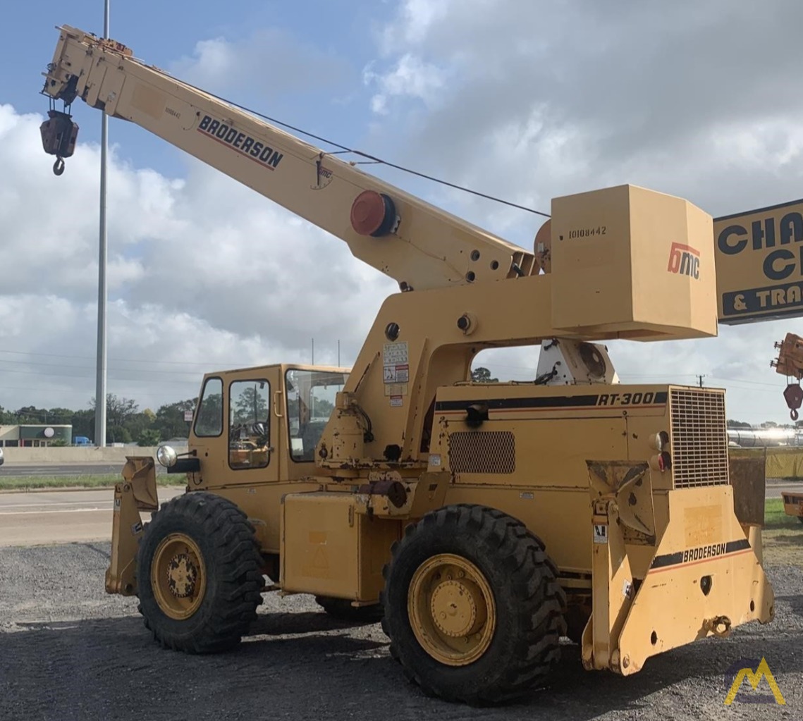 Broderson RT-300-2C 15-Ton Down Cab Rough Terrain Crane 0