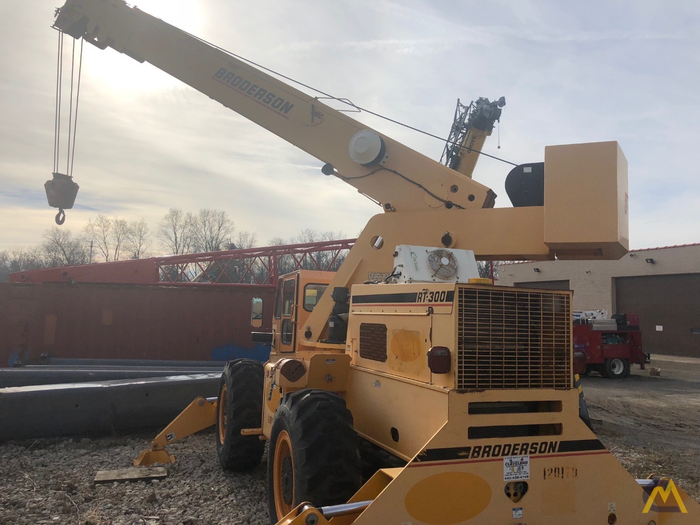 Broderson RT-300-2F 15-Ton Down Cab Rough Terrain Crane 1