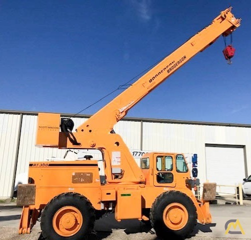 Broderson RT-300-2F 15-Ton Down Cab Rough Terrain Crane 0