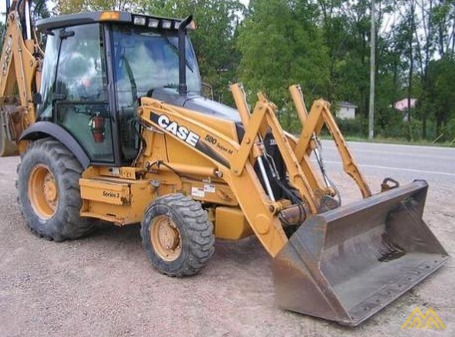 Case 580 Excavator 0