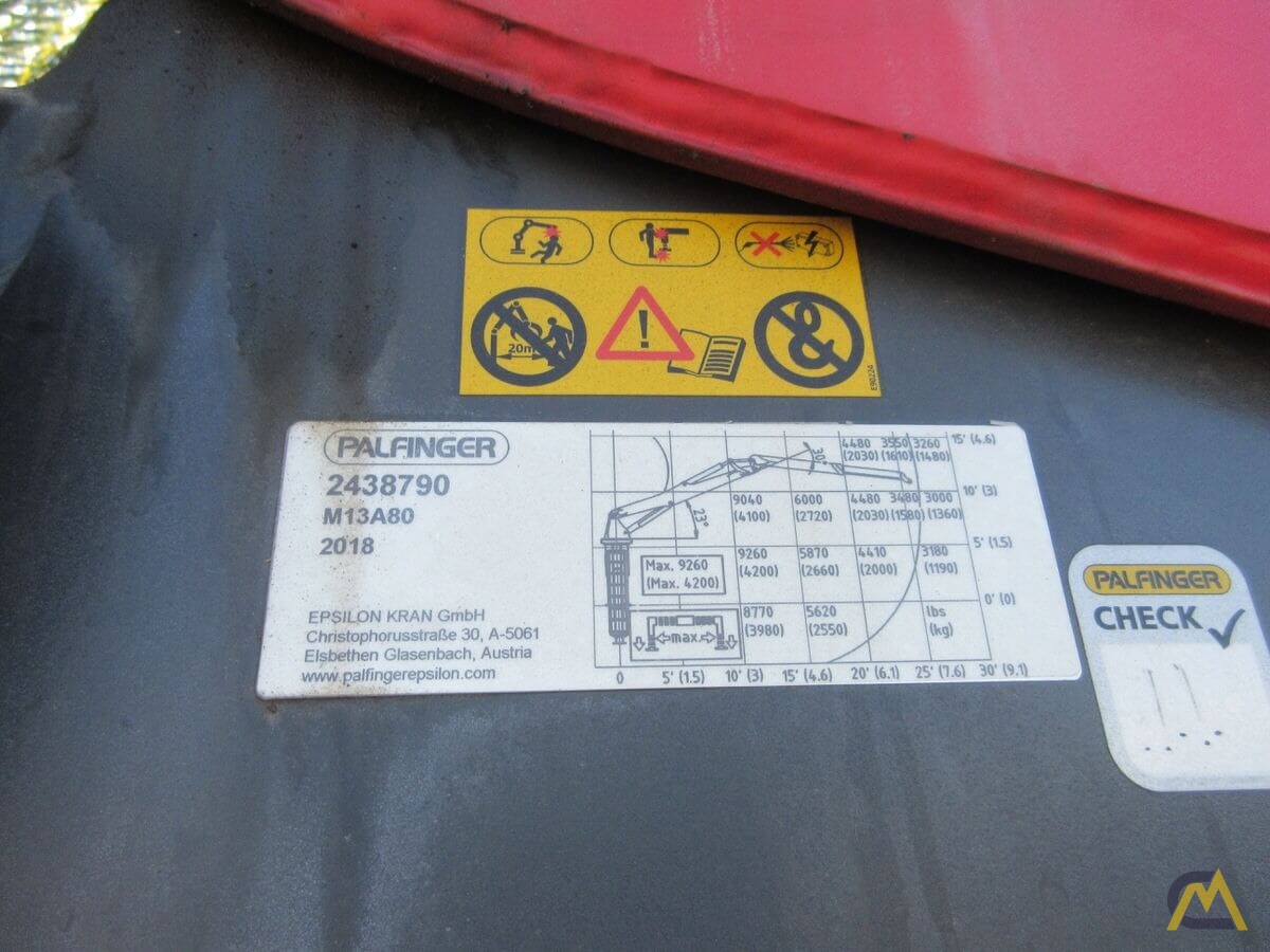 Cormach 50000 WB95 3.06-ton Pallet Fork Loader Crane 7