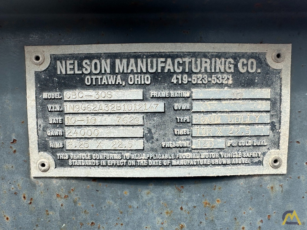 Nelson CBC-30S - Crane Boom Dolly for Grove GMK6300 / GMK6350 7