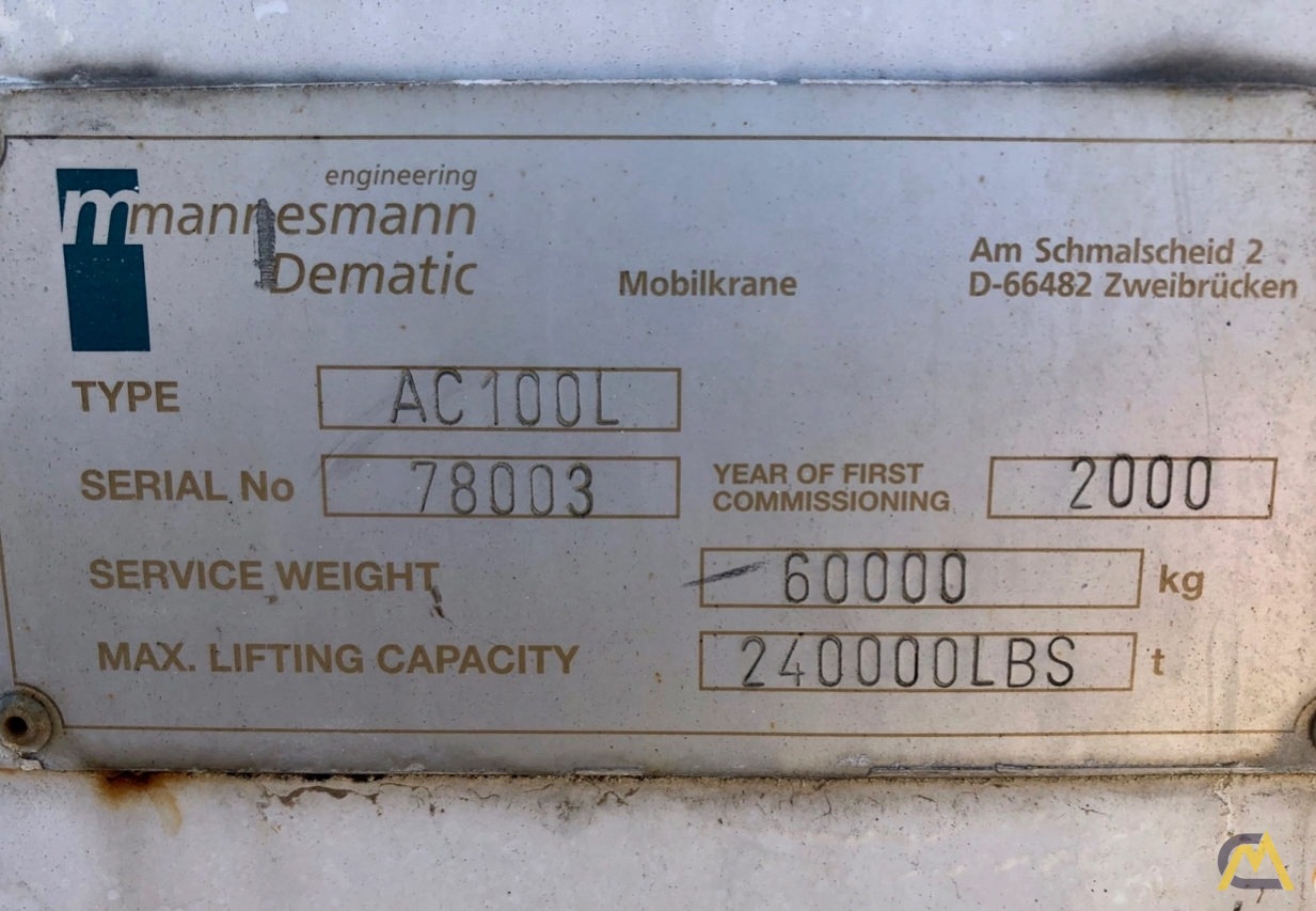 Demag AC 100-L 120-Ton All Terrain Crane 4