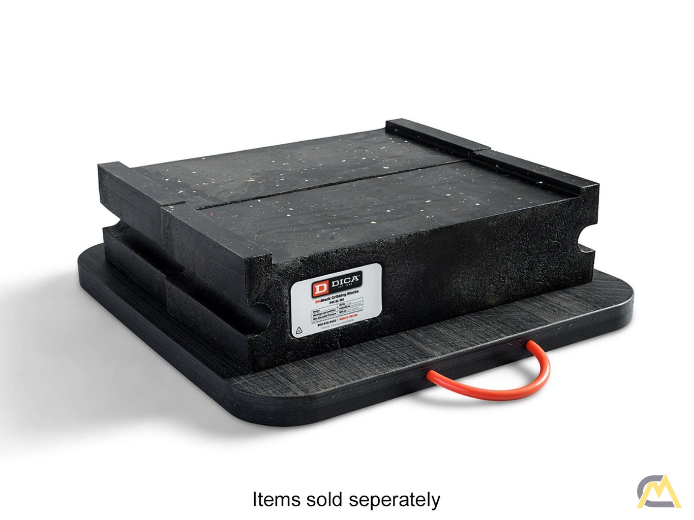 DICA PSC-SL-150 Cribbing Block 21.5 x 9 x 6 (Flat Bottom) For Sale 3