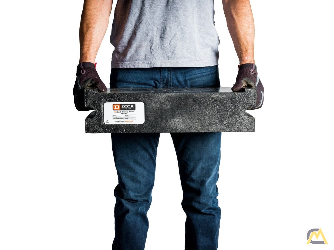 DICA PSC-SL-150 Cribbing Block 21.5 x 9 x 6 (Flat Bottom) For Sale 1