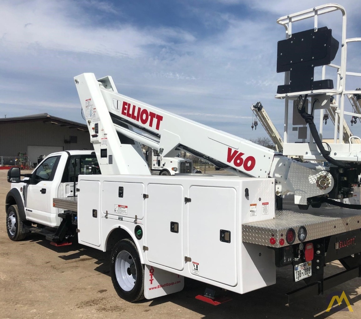 Elliott V60F mounted on a Ford F550 For Sale Bucket Truck Aerial