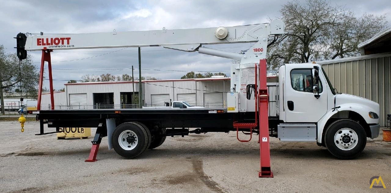 Elliott 1870F 18-Ton Boom Truck Crane on a New Freightliner 0