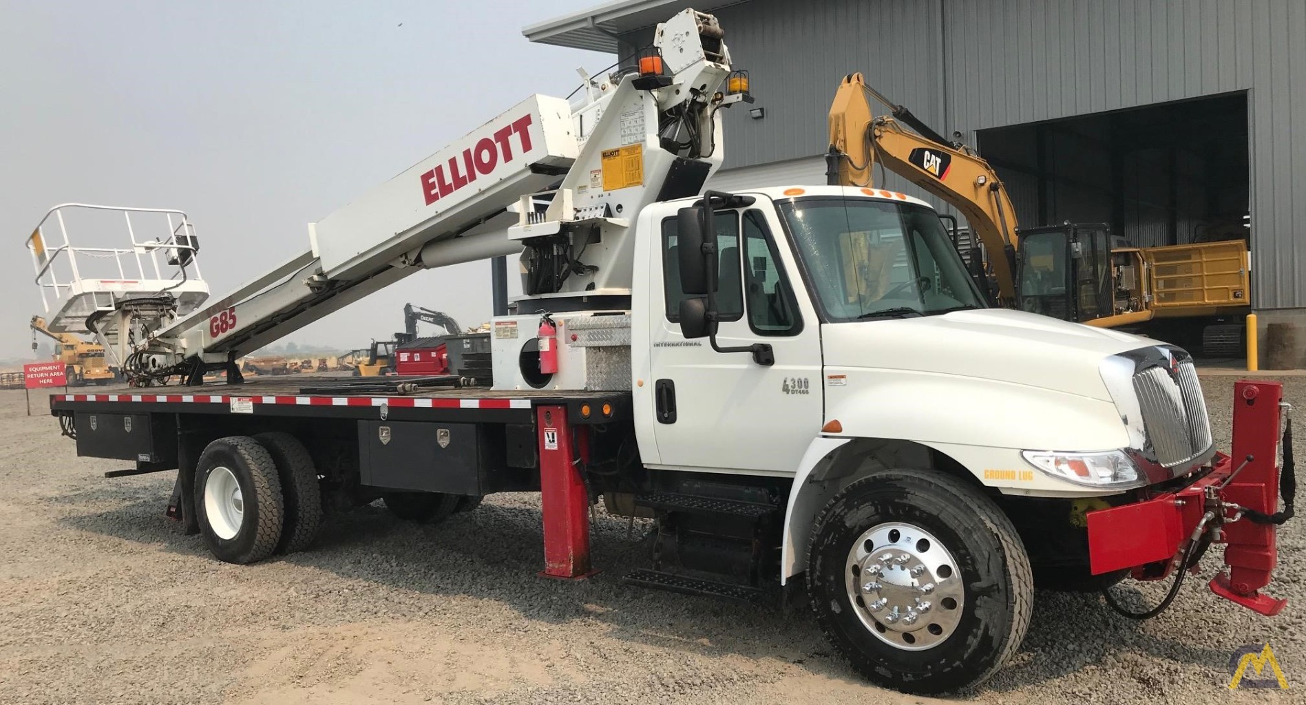 Elliott G85F Aerial Work Platform on International 4300 For