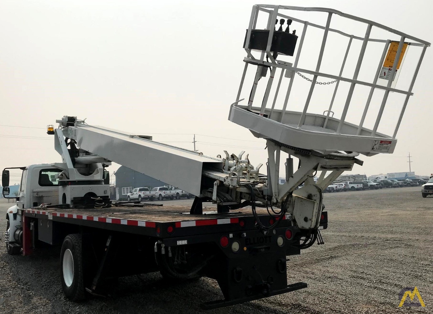 Elliott G85F Aerial Work Platform on International 4300 2